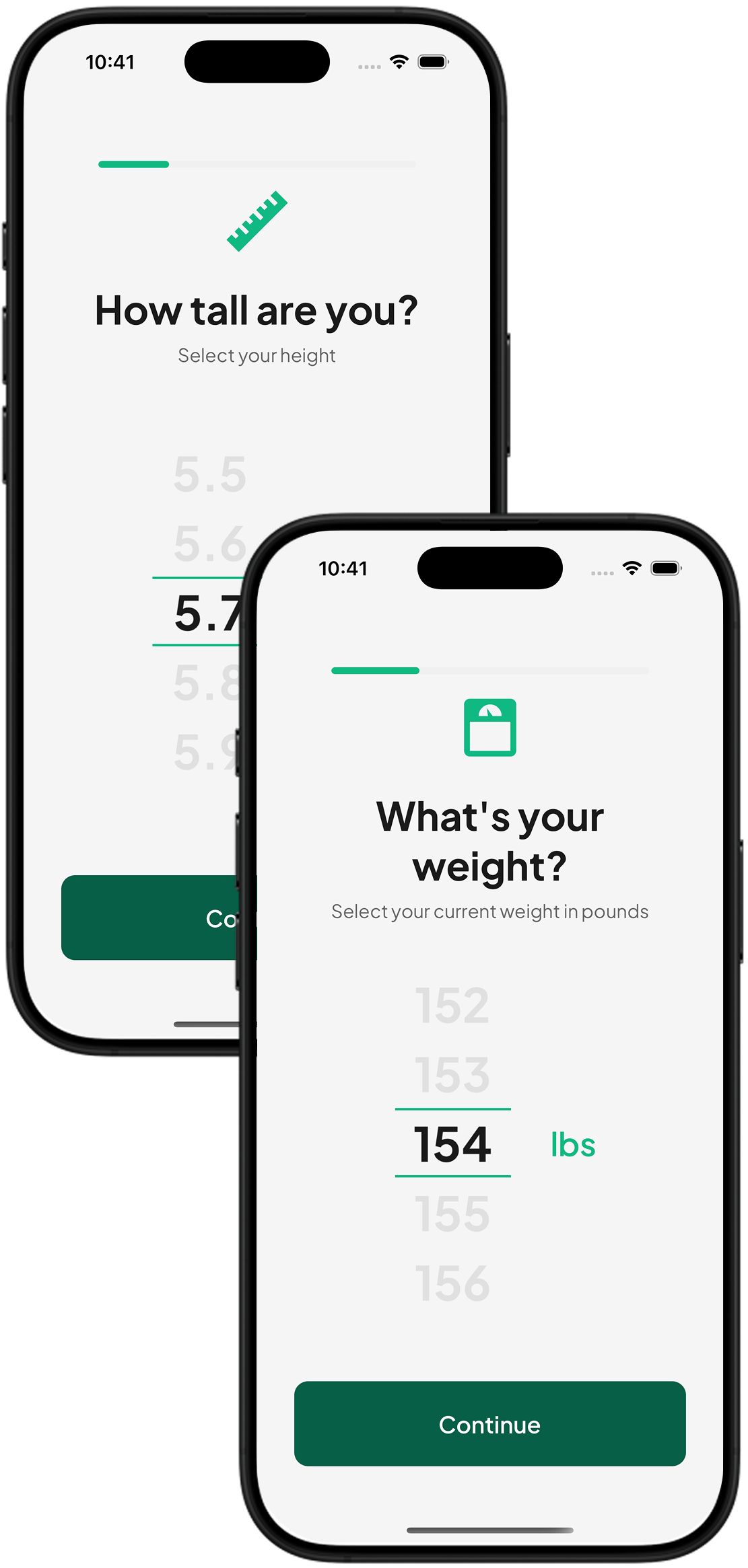 Goal Selection Interface